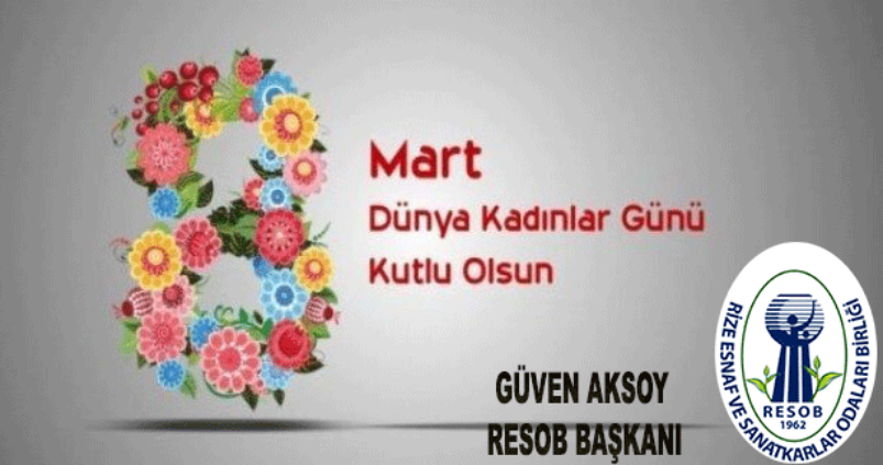 8 MART DÜNYA KADINLAR GÜNÜ...