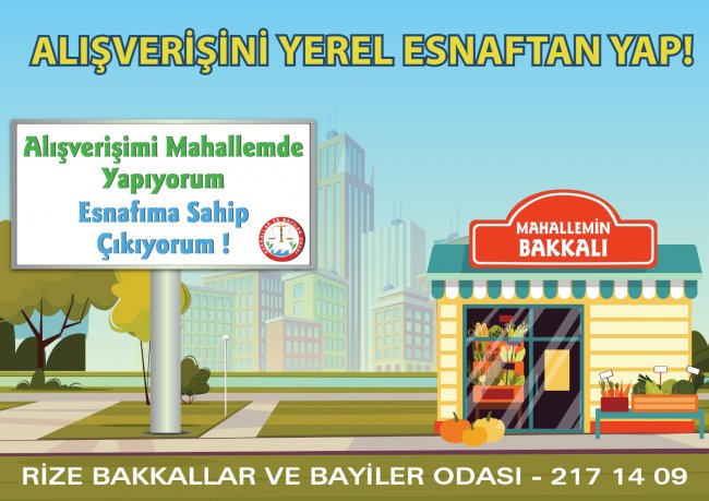 ALIŞVERİŞİNİ YEREL ESNAFDAN YAP!