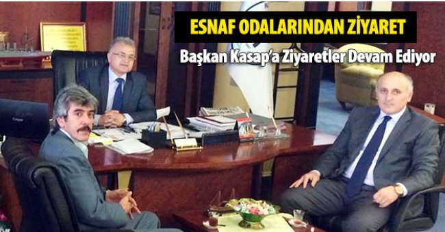 Rize Esnaf Odalarından Yeni Başkana Ziyaret