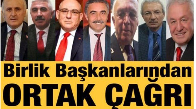 Esnaf Birliklerinden Ortak Demiryolu Çağrısı