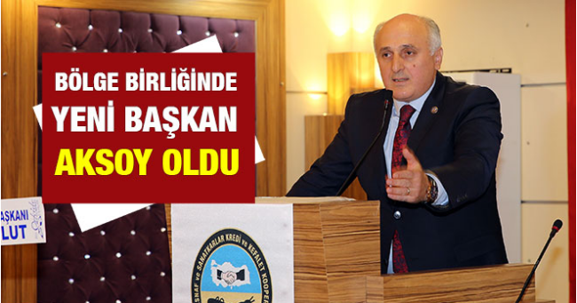 Bölge Birliğinde Yeni Başkan Aksoy Oldu