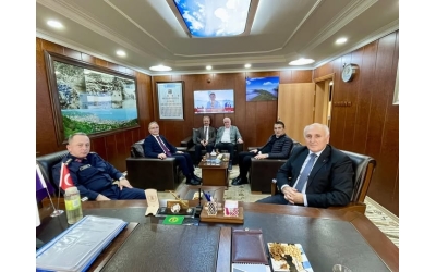 Rize İl Jandarma Komutanı Jandarma Albay Adnan Çelebi’den Rize ESOB’a Ziyaret