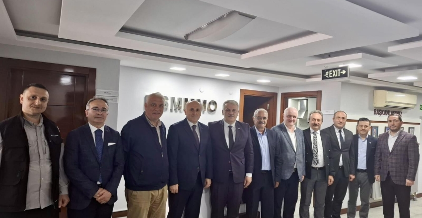 Rize Esnaf Birliği’nden RSMMMO Başkanı Mustafa Kulaksız’a Hayırlı Olsun Ziyareti