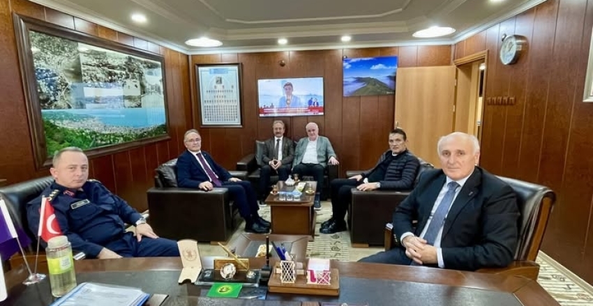Rize İl Jandarma Komutanı Jandarma Albay Adnan Çelebi’den Rize ESOB’a Ziyaret