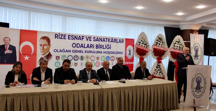 Rize Esnaf ve Sanatkârlar Odaları Birliği’nin 2026 yılı olağan genel kurulu gerçekleştirildi.