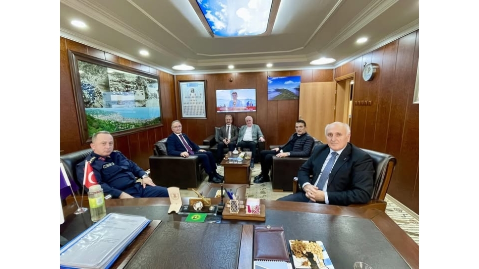Rize İl Jandarma Komutanı Jandarma Albay Adnan Çelebi’den Rize ESOB’a Ziyaret